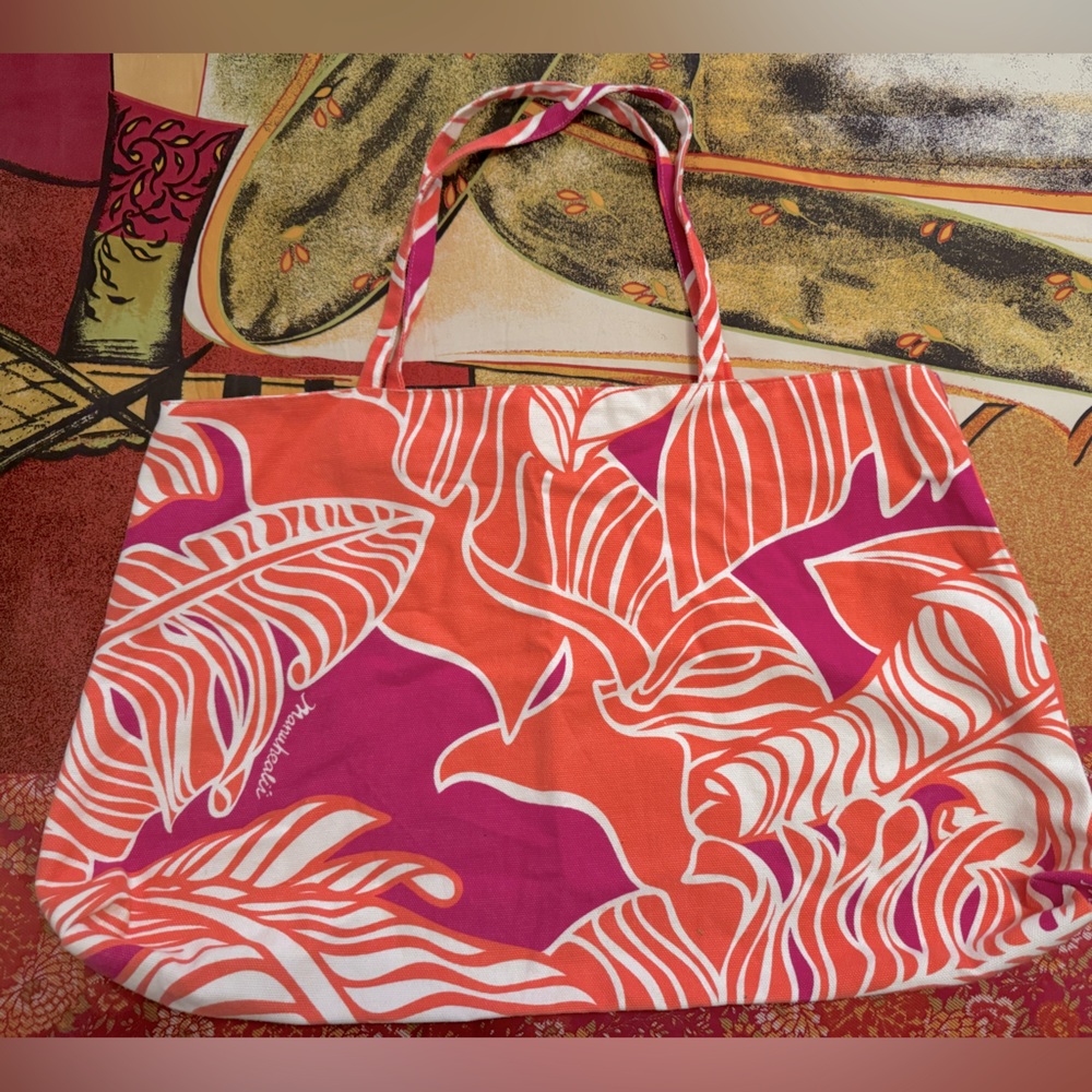 Manuhealii canvas tote bag -Rare